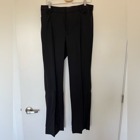 Siena Straight Italian Wool Pant - Picture 3 of 4